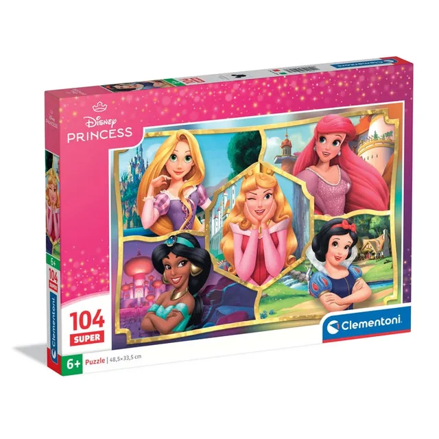 clementoni-disney-princess-puzzle-104-pi-ces-48-5-x-33-5-cm image 1
