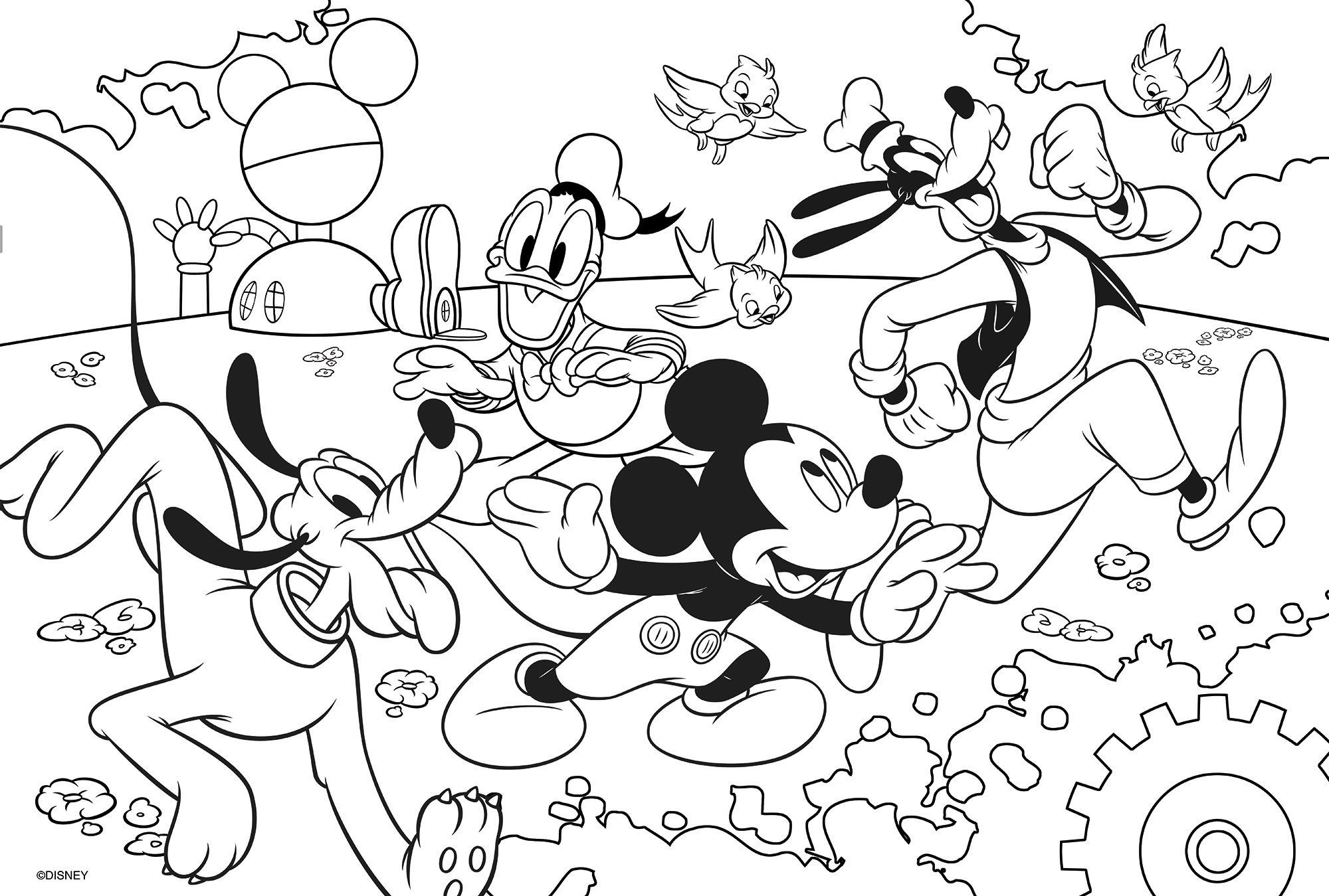 lisciani-disney-puzzle-double-face-maxifloor-4-x-48-mickey image 7