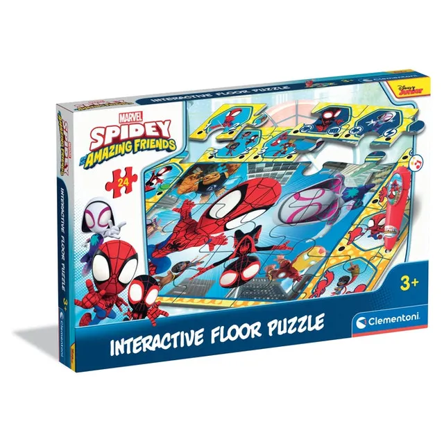 clementoni-sapientino-puzzle-interactif-spidey-24-pi-ces-stylo image 1