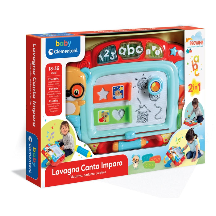 baby-clementoni-lavagna-canta-e-impara-tableau-musical-1-3-ans image 2