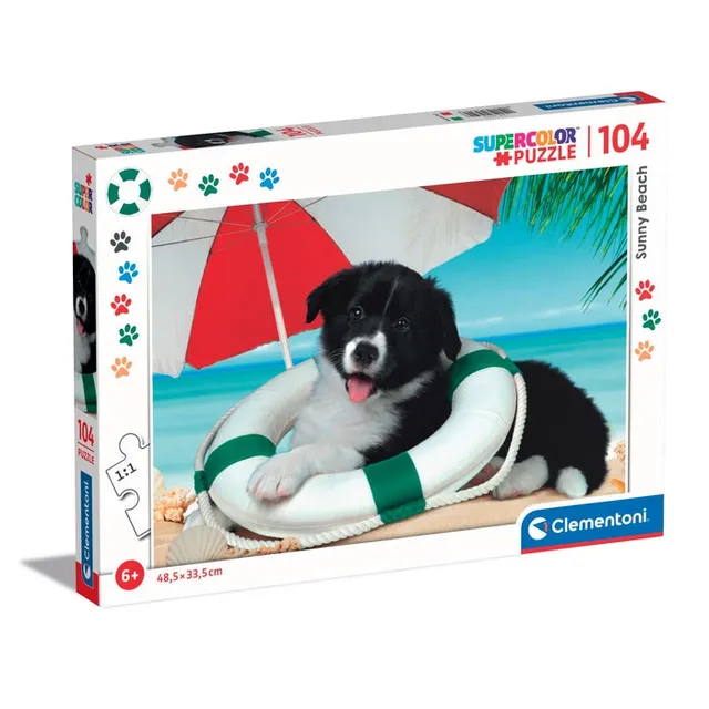clementoni-sunny-beach-104-pi-ces-puzzle-enfant-48-5-x-33-5-cm image 1