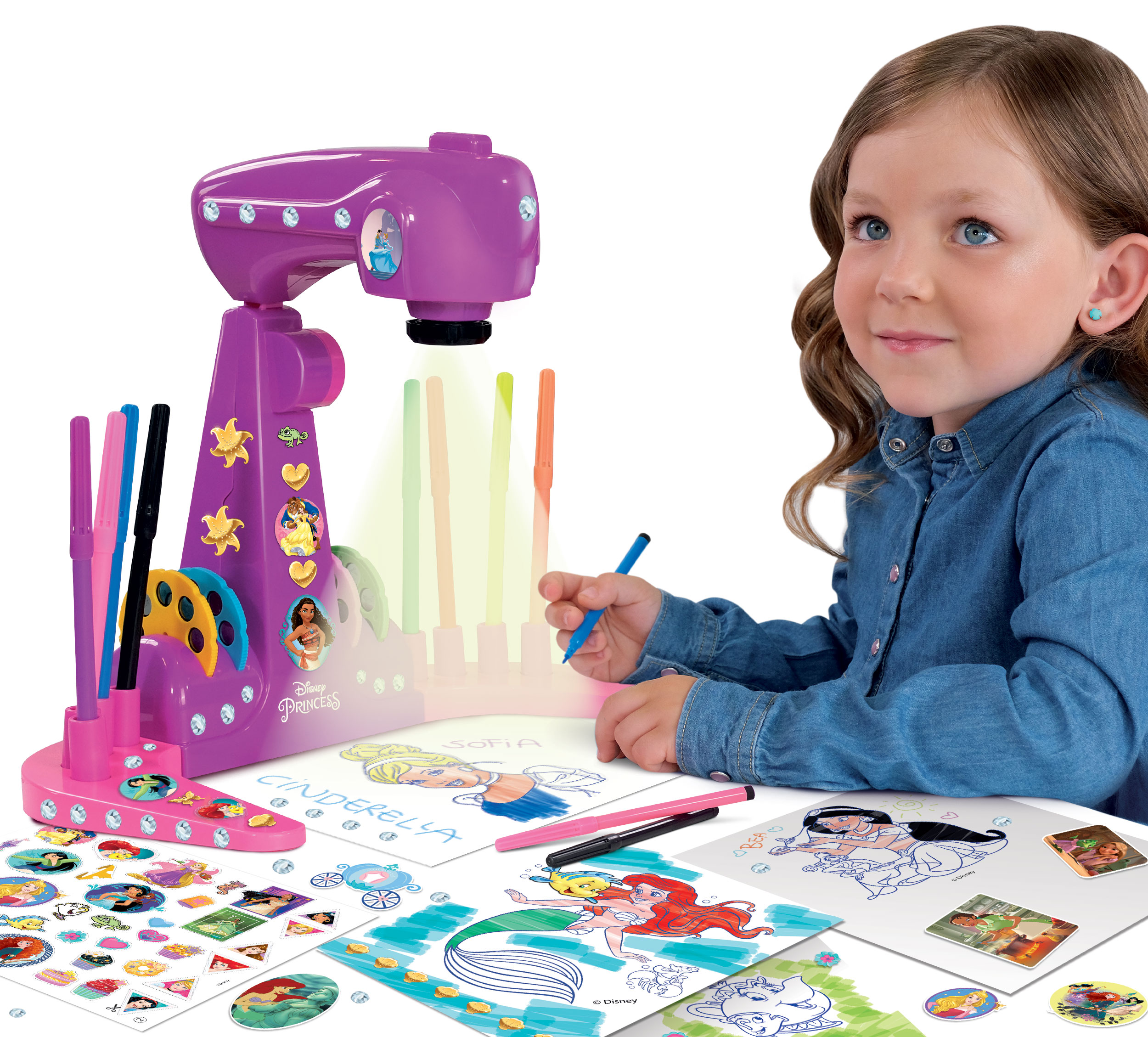 lisciani-princess-projector-drawing-school-projecteur-de-dessin-led image 2
