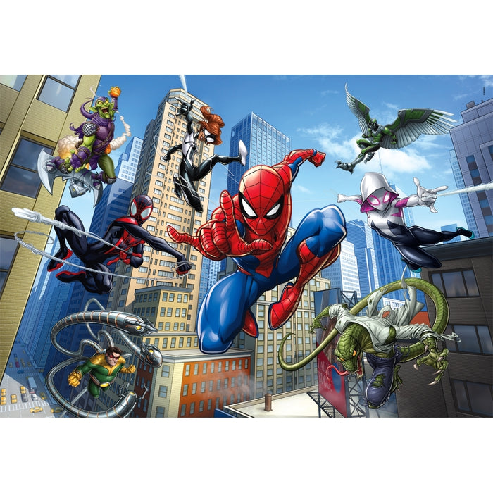 clementoni-spider-man-puzzle-104-pi-ces-enfant-48-5-x-33-5-cm image 2