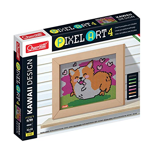 quercetti-0799-pixel-art-4-kawaii-corgi-jeu-de-mosa-ques-avec-cadre image 4