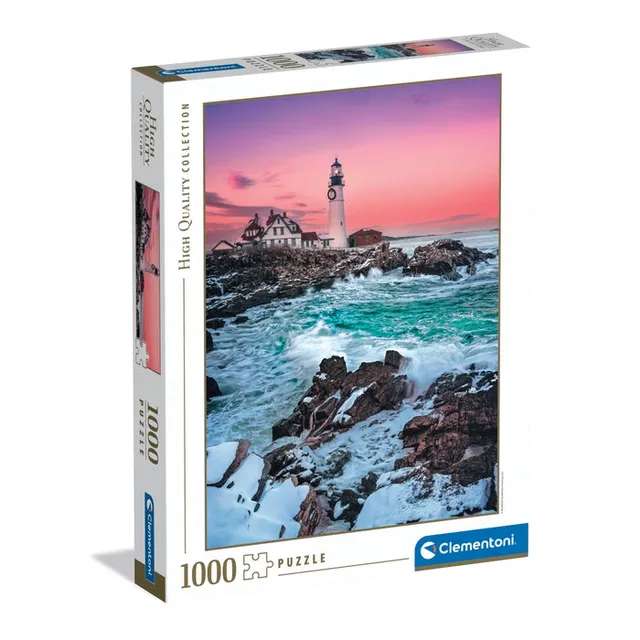 clementoni-first-snow-at-portland-head-puzzle-1000-pi-ces-70-x-50-cm image 1