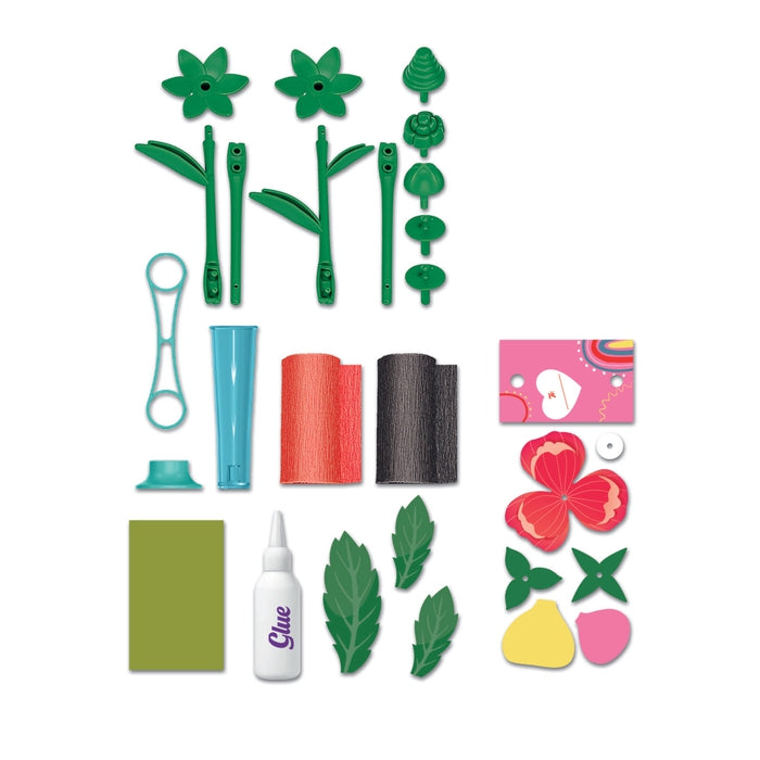 clementoni-create-your-flowers-papavero-kit-cr-atif-fleurs-en-papier-cr-pon image 3