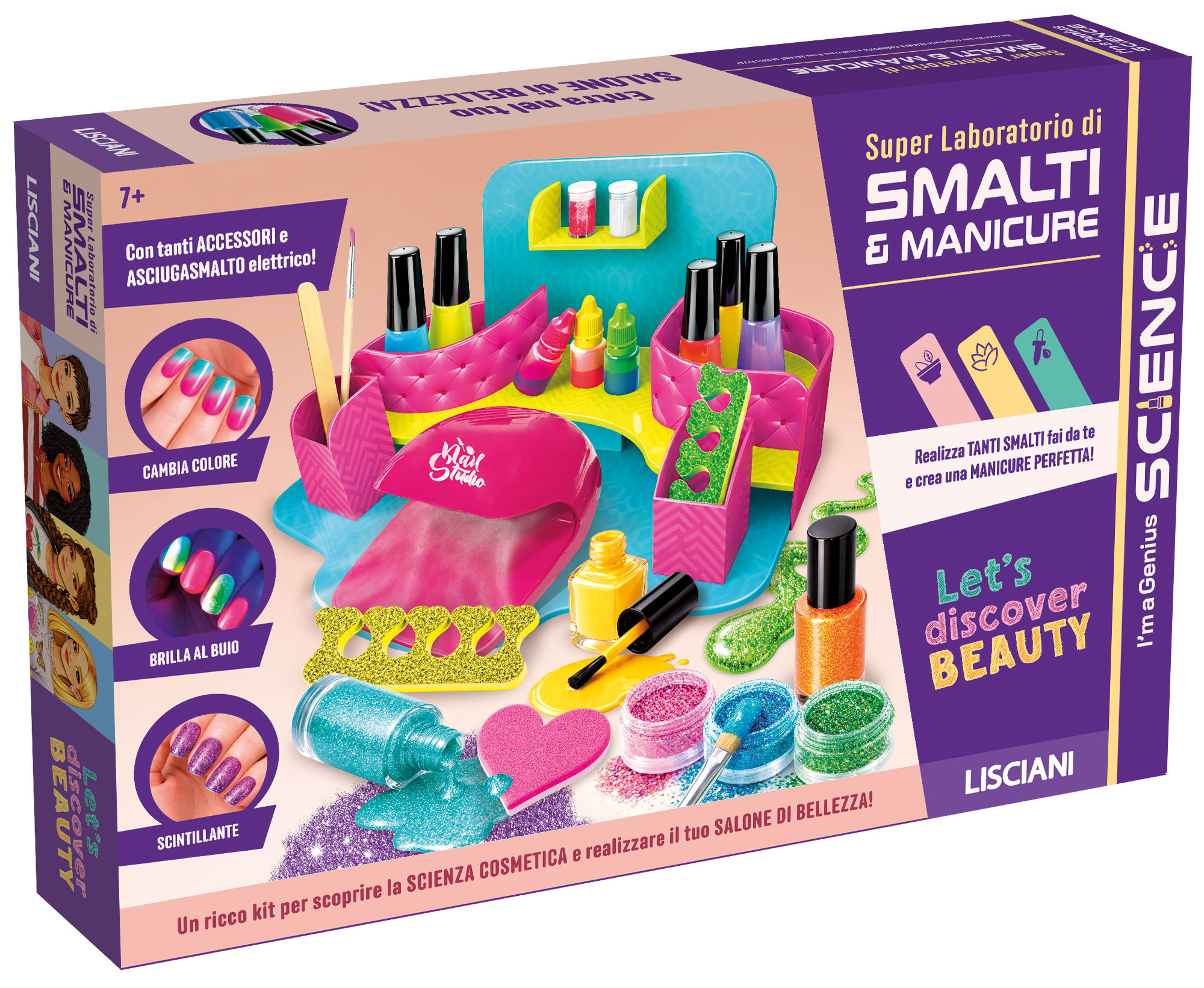 lisciani-i-m-a-genius-super-smalti-e-manicure-kit-vernis-enfant image 1