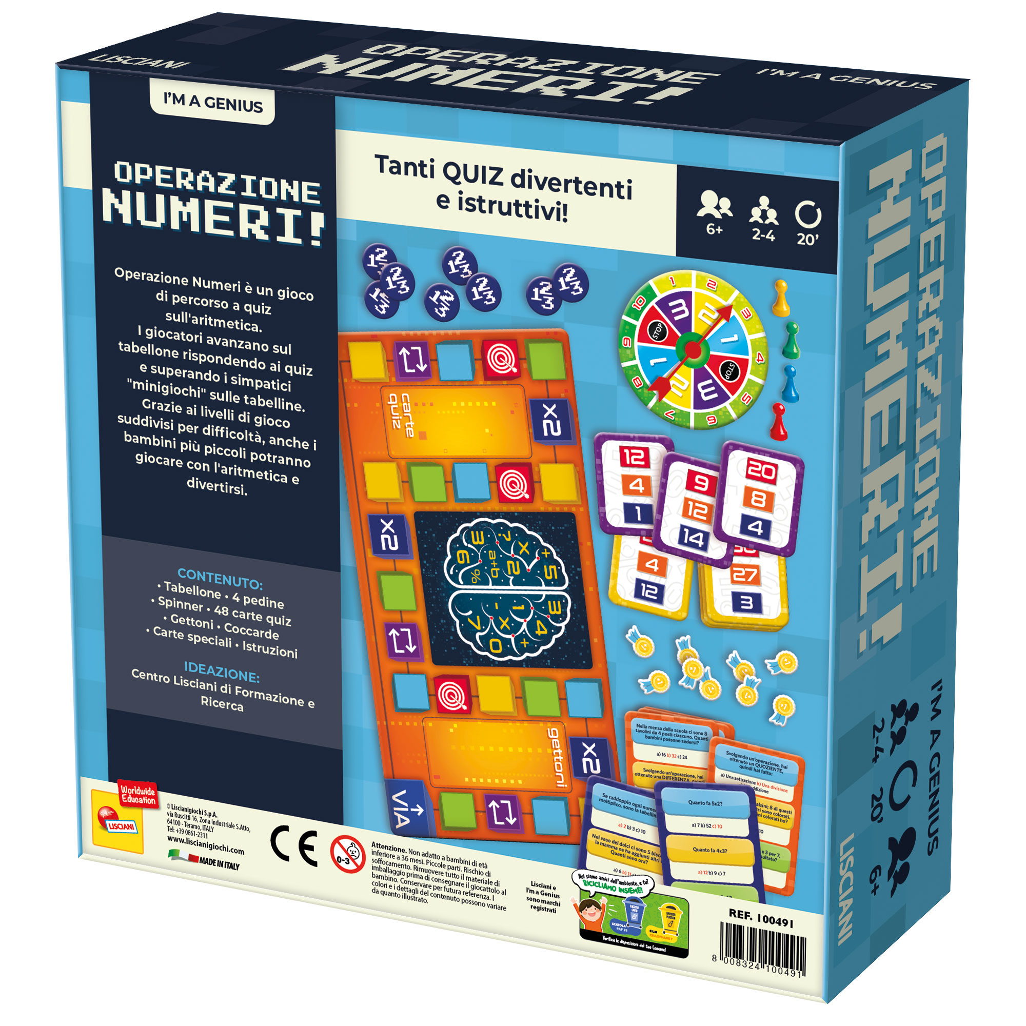 lisciani-i-m-a-genius-operazione-numeri-jeu-ducatif-arithm-tique image 2