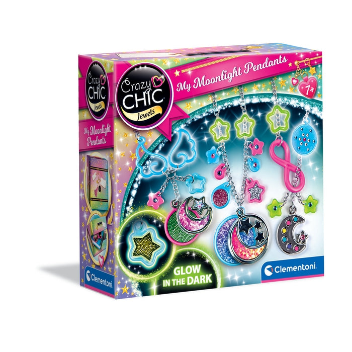 clementoni-crazy-chic-my-moonlight-pendants-kit-bijoux-phosphorescents image 1