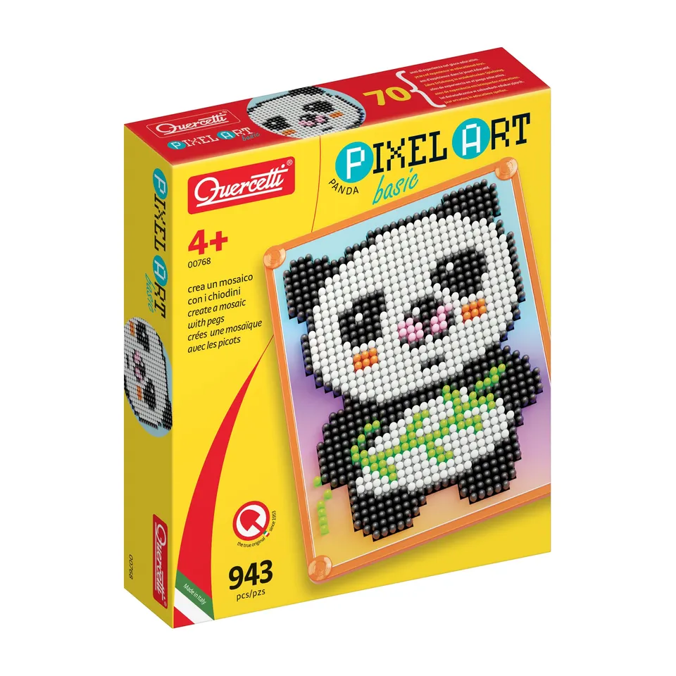 quercetti-0768-pixel-art-basic-panda-943-clous image 1