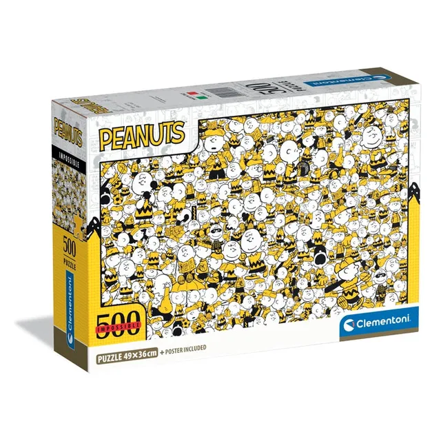 clementoni-puzzle-500-pi-ces-peanuts-snoopy image 1
