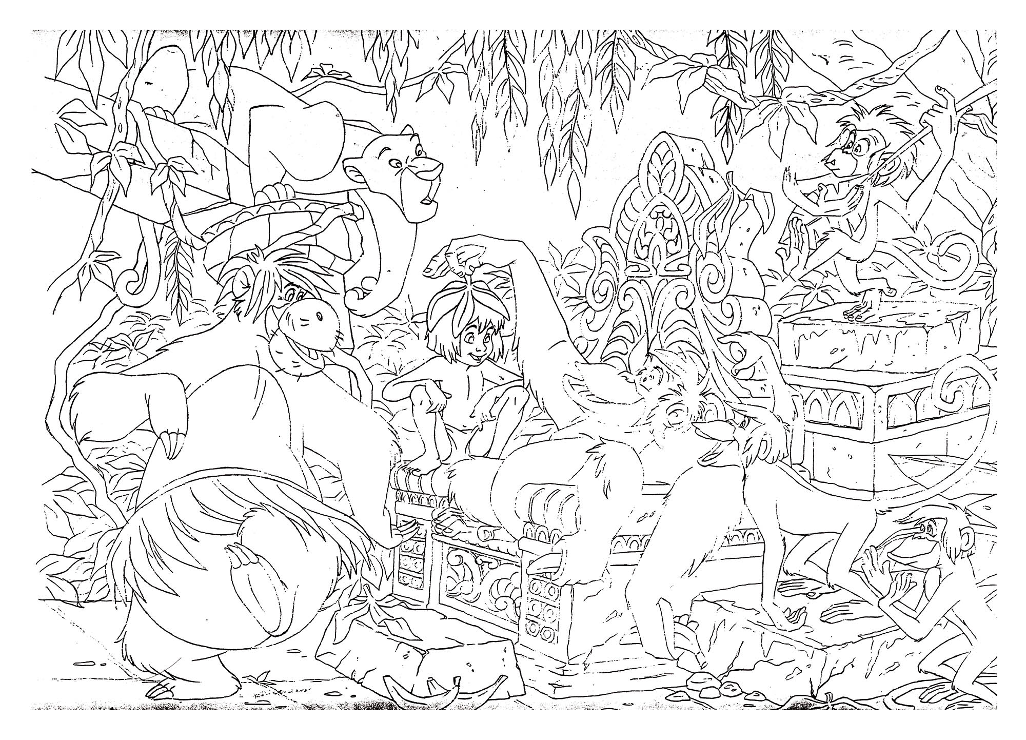 lisciani-disney-puzzle-double-face-plus-108-le-livre-de-la-jungle image 3