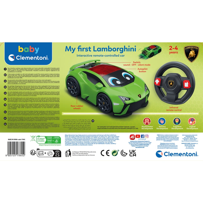 baby-clementoni-my-first-lamborghini-baby-rc-voiture-t-l-command-e image 5