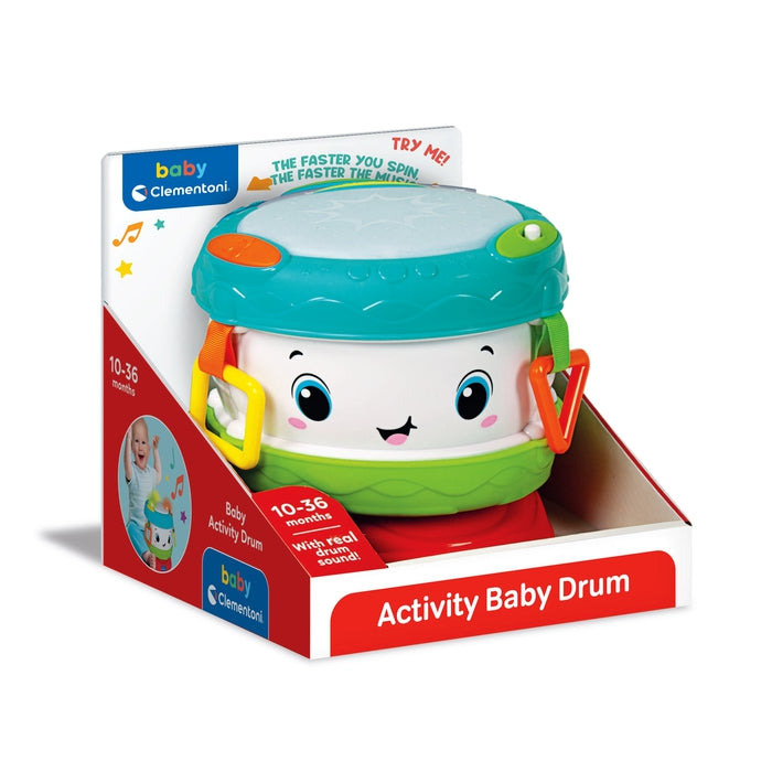 baby-clementoni-activity-baby-drum-tambour-musical-lumineux image 2