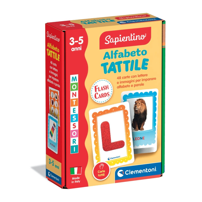 clementoni-sapientino-montessori-flashcards-alfabeto-tattile-48-cartes-ducatives image 1