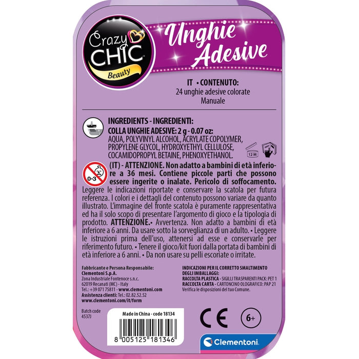 clementoni-crazy-chic-faux-ongles-adh-sifs-papillons image 5