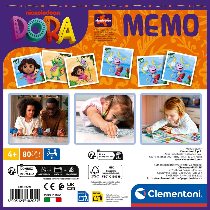 clementoni-dora-l-exploratrice-jeu-de-m-moire-80-cartes image 7