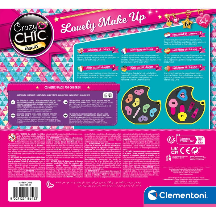 clementoni-crazy-chic-lovely-make-up-unicorno-trousse-maquillage-enfant image 4