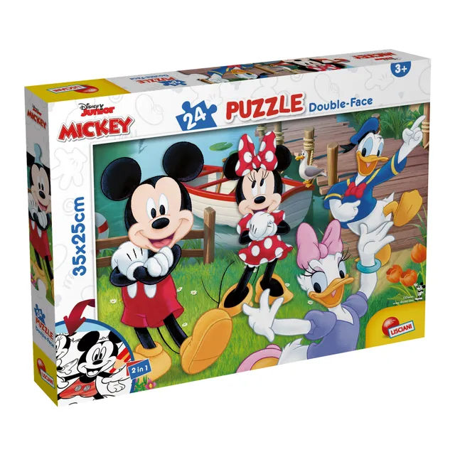 lisciani-disney-puzzle-double-face-m-plus-24-mickey image 1