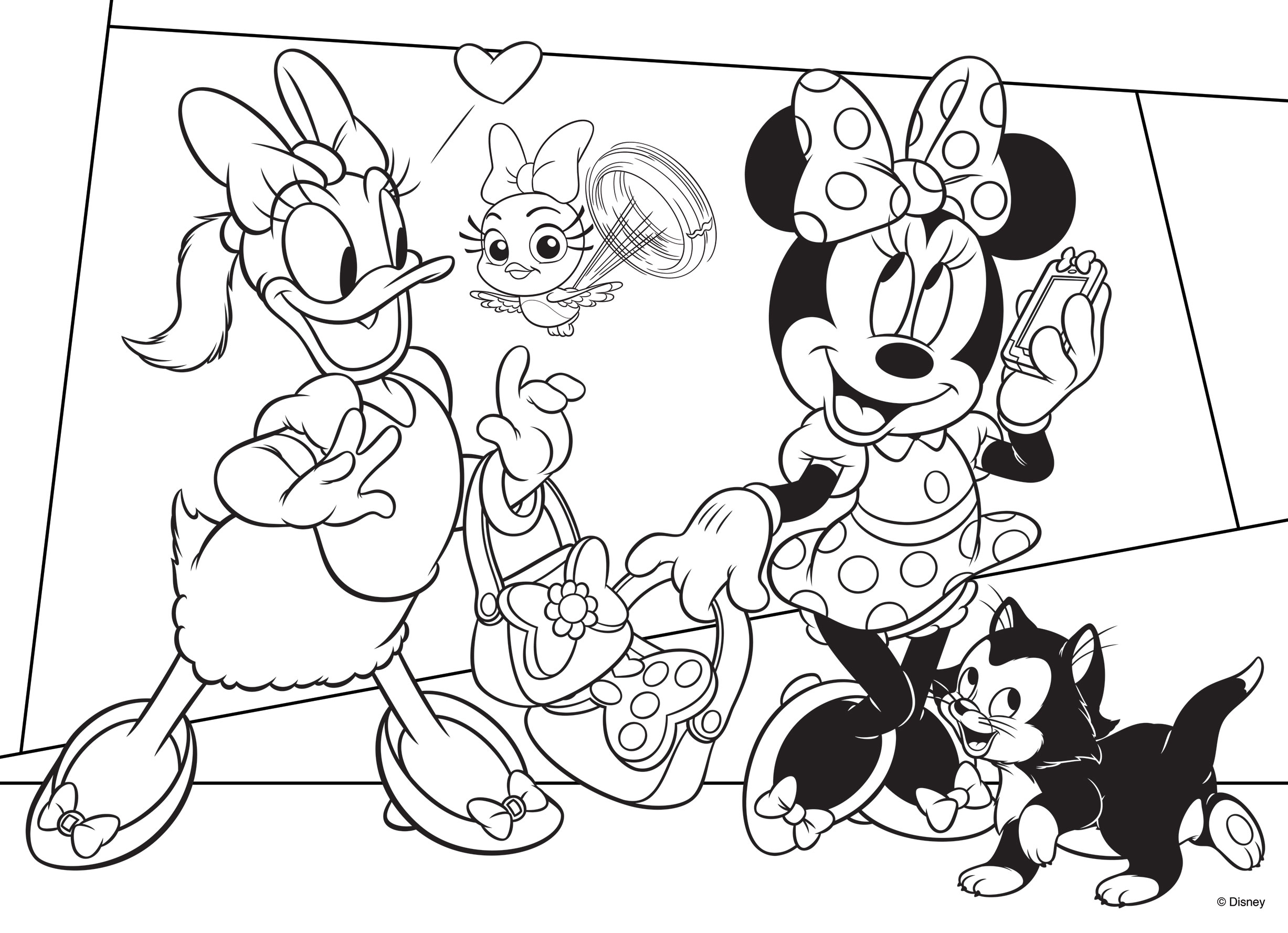 lisciani-disney-puzzle-df-maxi-floor-35-minnie-double-face-coloriage image 3