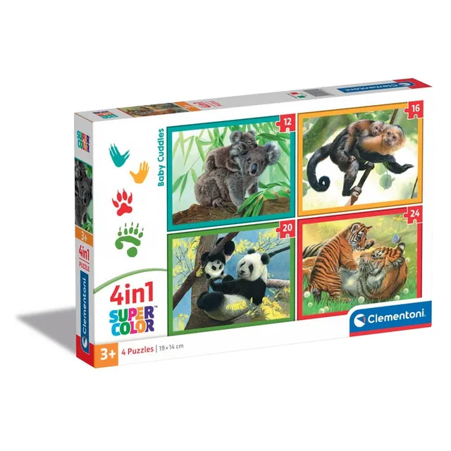 clementoni-baby-cuddles-4-puzzles-enfants-12-16-20-24-pi-ces image 1