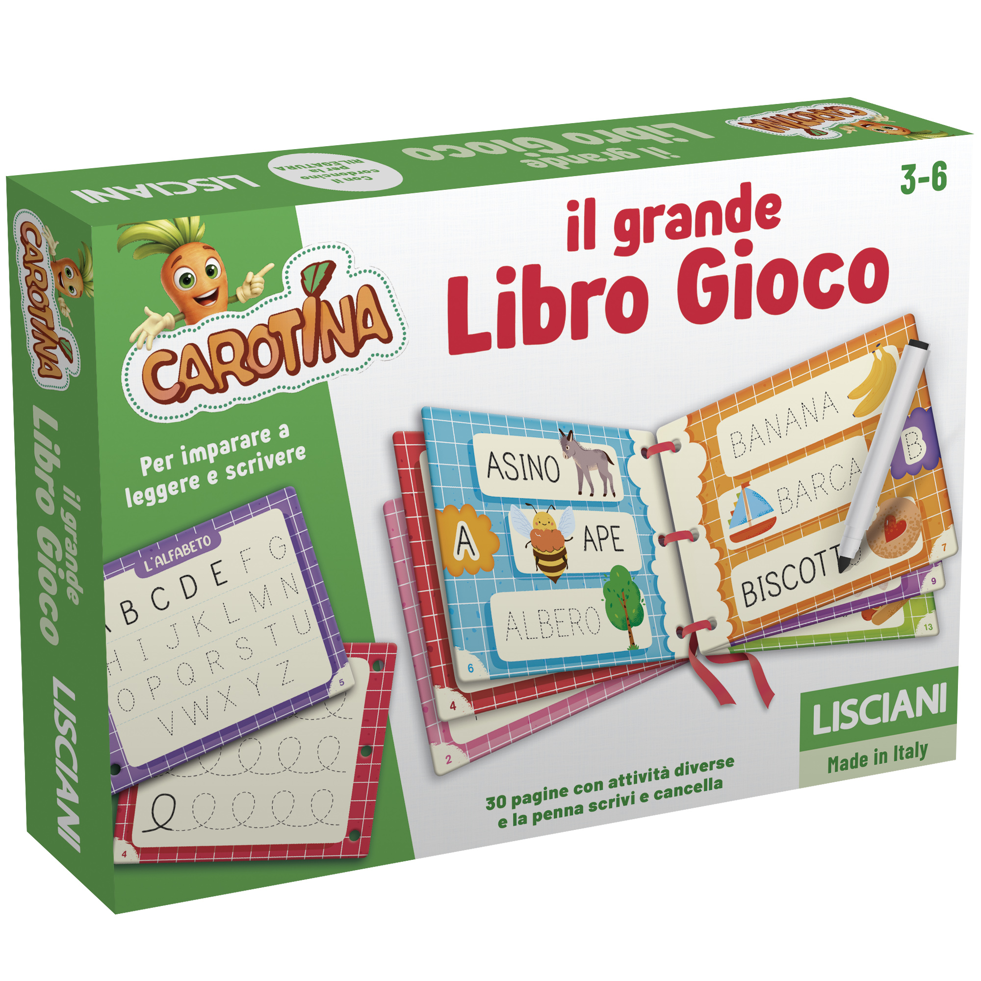 lisciani-carotina-le-grand-livre-jeu-lire-et-crire image 1