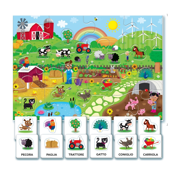 clementoni-montessori-parole-in-fattoria-puzzle-animaux-ferme-1-3-ans image 3
