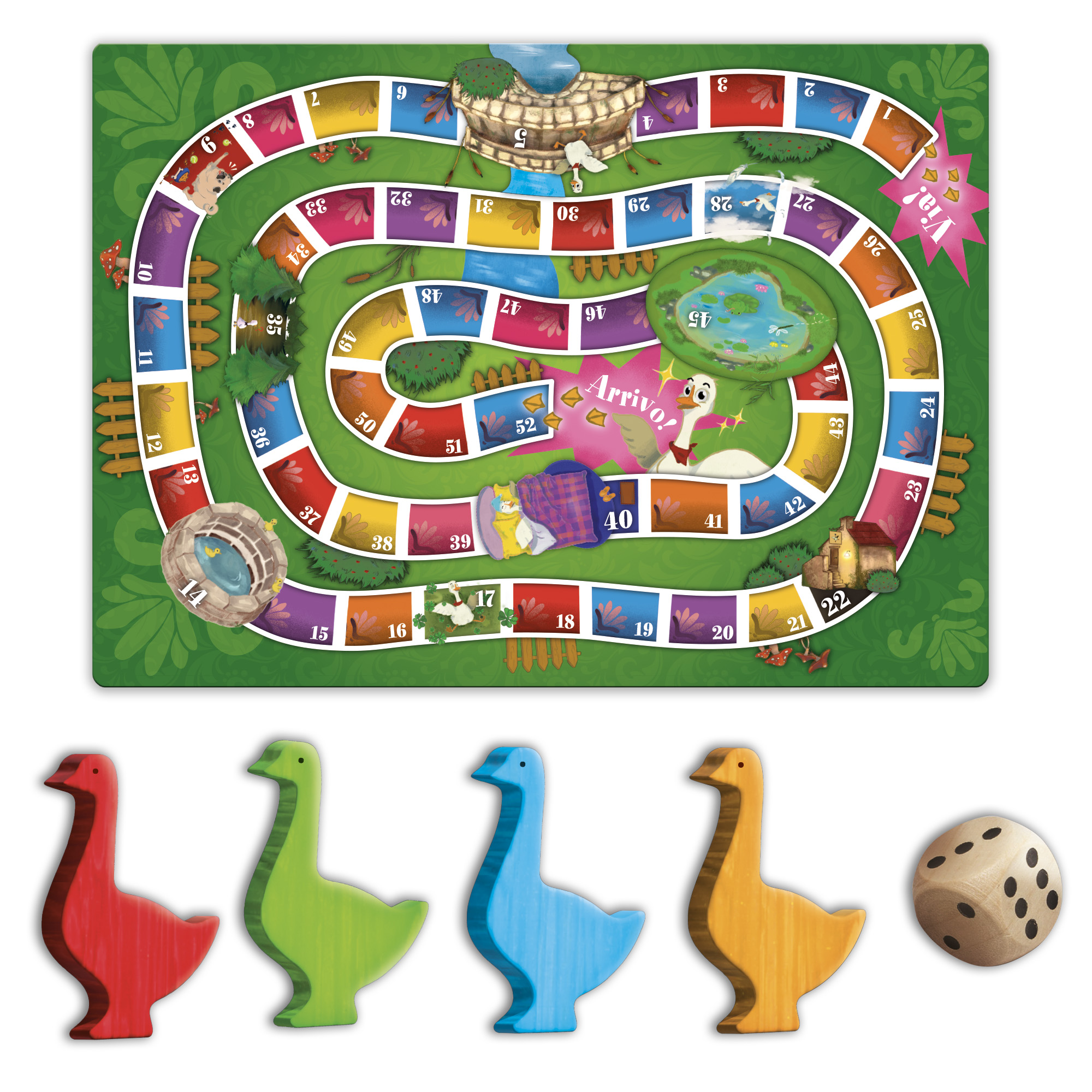 lisciani-ludoteca-jeu-de-l-oie-classic-illustr image 2