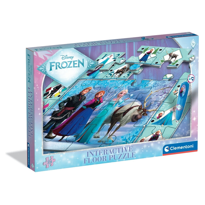 sapientino-clementoni-puzzle-sol-interactif-frozen-24-pi-ces image 1