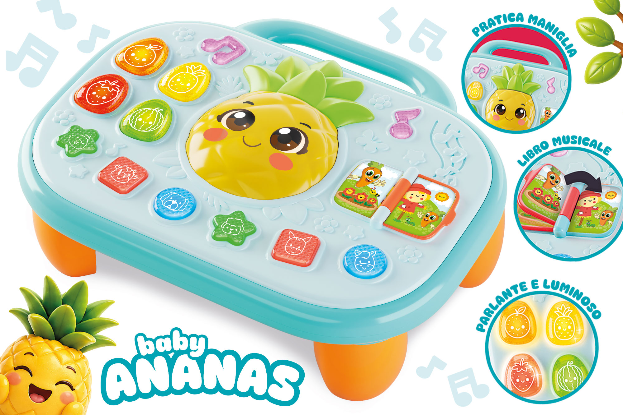 lisciani-carotina-baby-tavolino-baby-ananas-interactif image 4