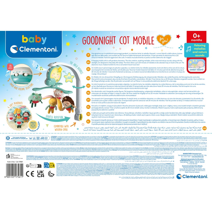 baby-clementoni-goodnight-cot-mobile-mobile-musical-lit-b-b image 7