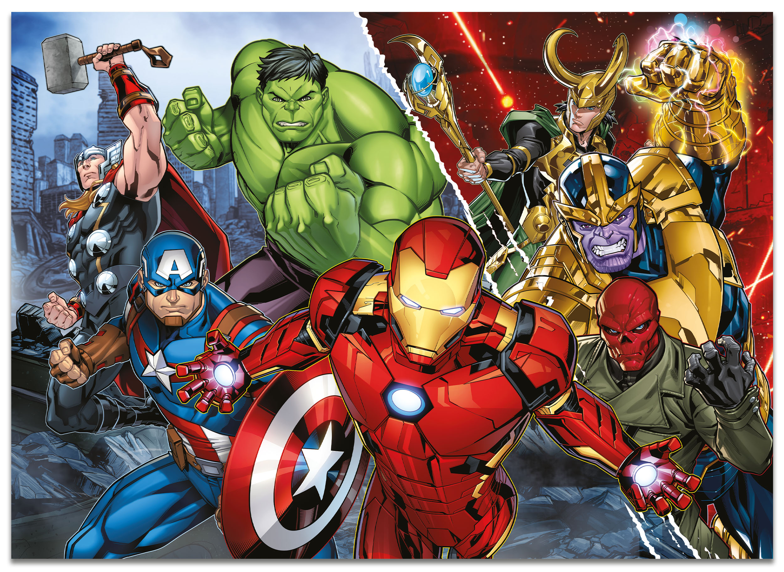 lisciani-marvel-puzzle-df-maxi-floor-108-avengers image 2