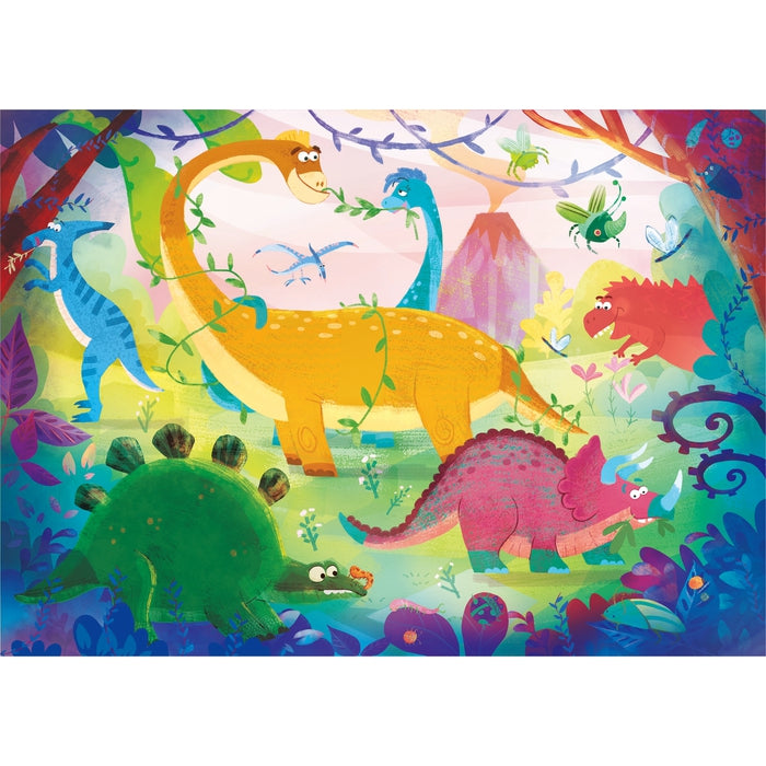 clementoni-funny-dinos-puzzle-20-pi-ces-x2 image 2