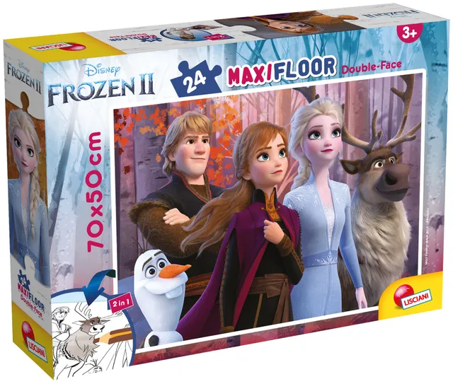 lisciani-disney-maxi-floor-24-puzzle-la-reine-des-neiges-2 image 1
