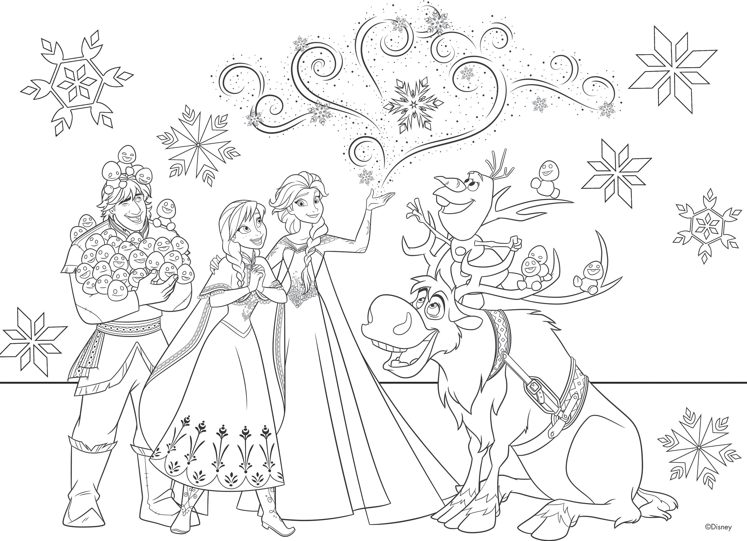 lisciani-disney-puzzle-df-maxi-floor-24-frozen-puzzle-sol-double-face image 3