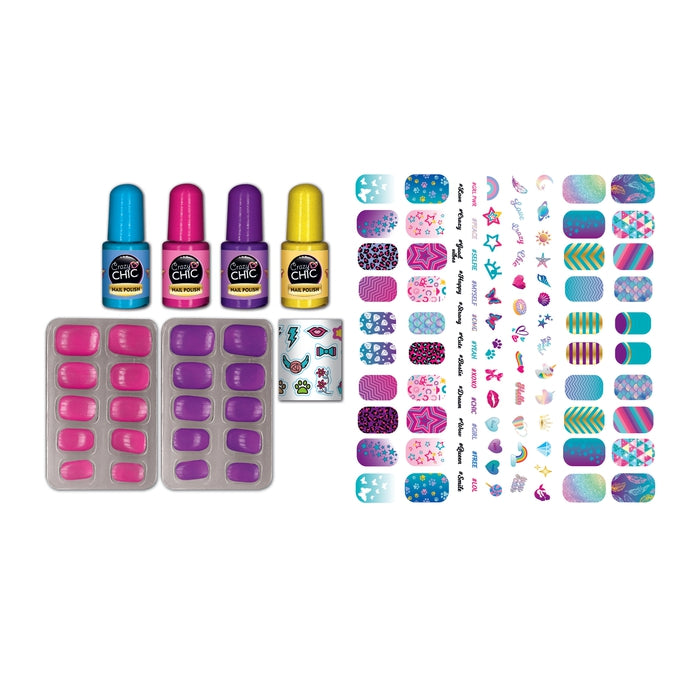 crazy-chic-clementoni-shiny-nails-kit-nail-art-fluo image 2