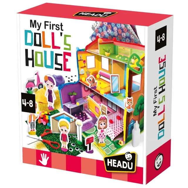 headu-my-first-doll-s-house-maison-de-poup-e-3d-cr-ative-4-8-ans image 1