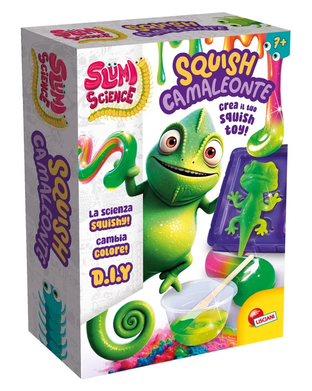 lisciani-slumi-science-pocket-squish-camaleonte-kit-squishy-change-de-couleur image 1