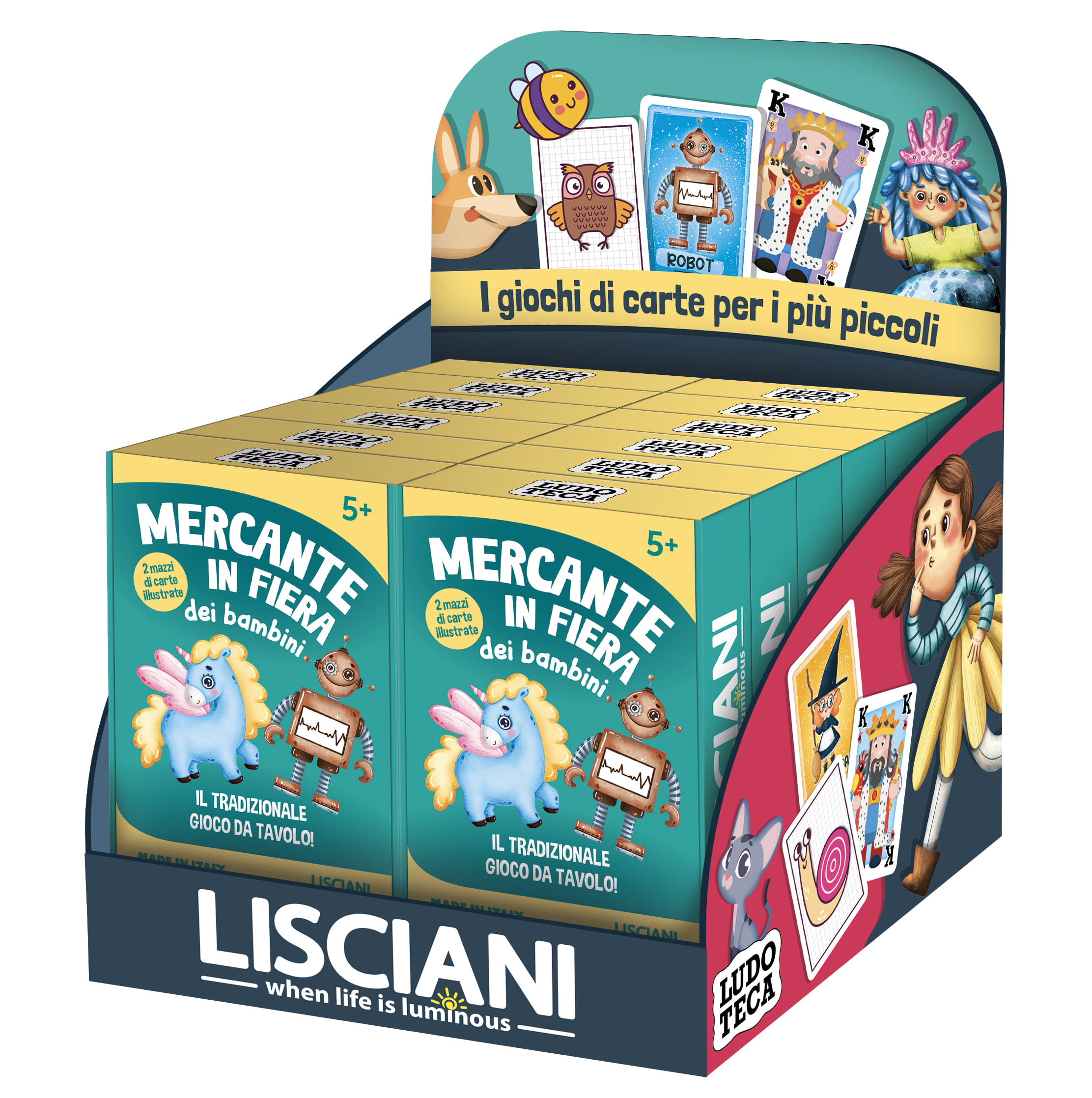 lisciani-ludoteca-le-carte-dei-bambini-mercante-in-fiera-jeu-de-cartes image 4