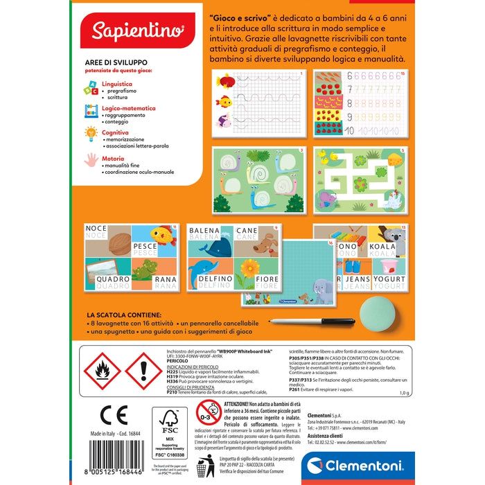 clementoni-sapientino-gioco-e-scrivo-jeu-ducatif-criture-4-6-ans image 5