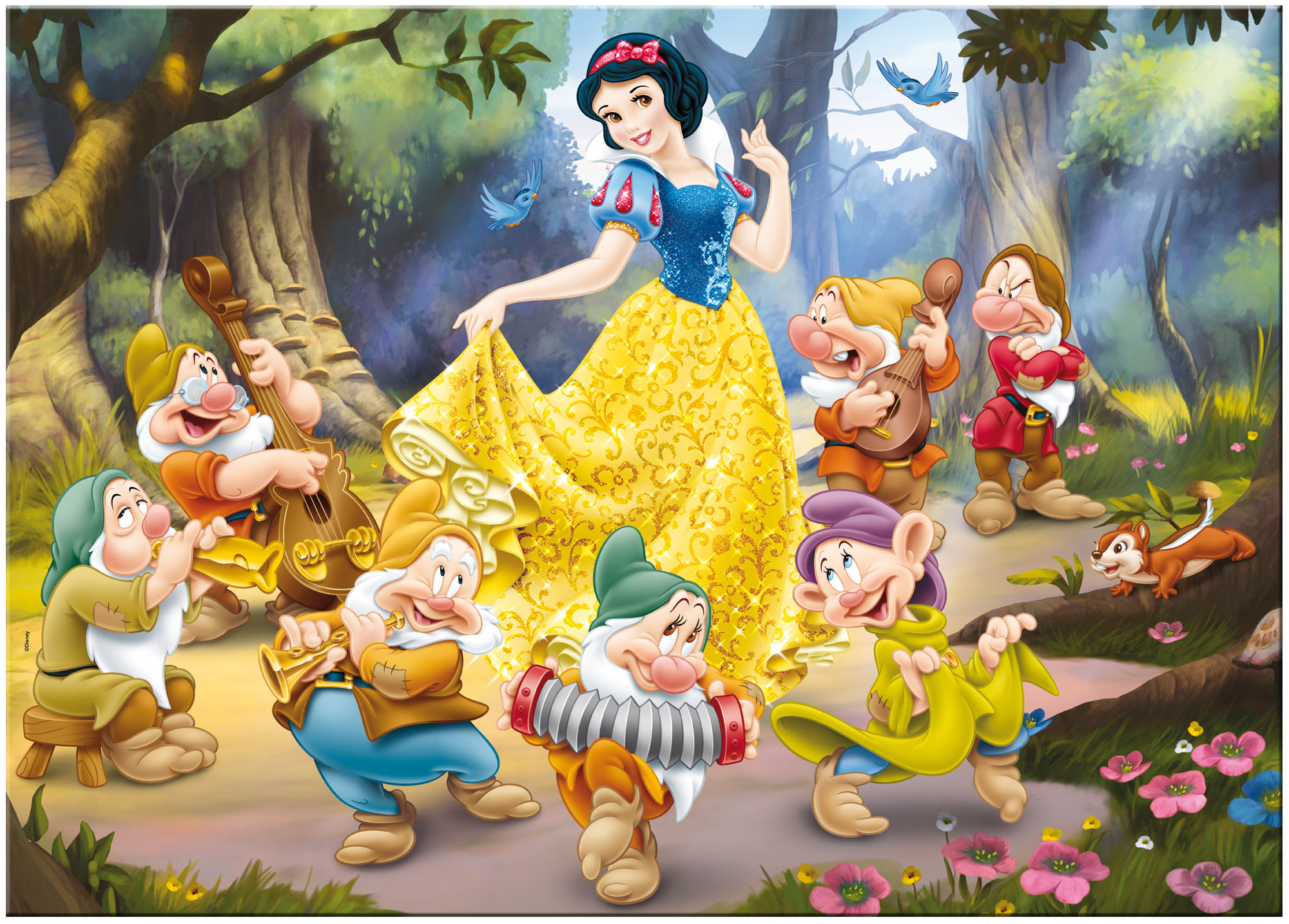 lisciani-disney-puzzle-double-face-maxi-floor-150-blanche-neige image 2