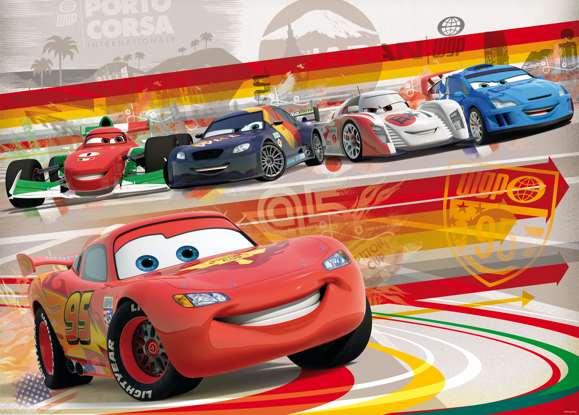 lisciani-disney-puzzle-double-face-plus-60-cars image 2