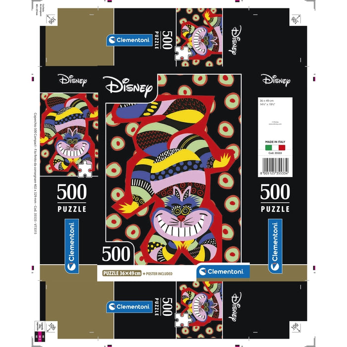 clementoni-disney-the-cheshire-cat-puzzle-500-pi-ces image 4