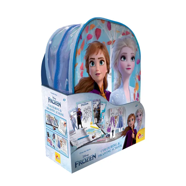lisciani-frozen-zainetto-colouring-and-drawing-school-sac-dos-cole-de-dessin-et- image 1