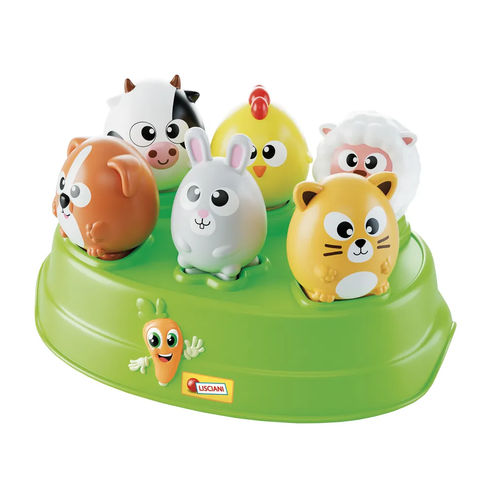 lisciani-carotina-happy-logic-the-farm-jeu-d-encastrements-formes-et-couleurs image 1