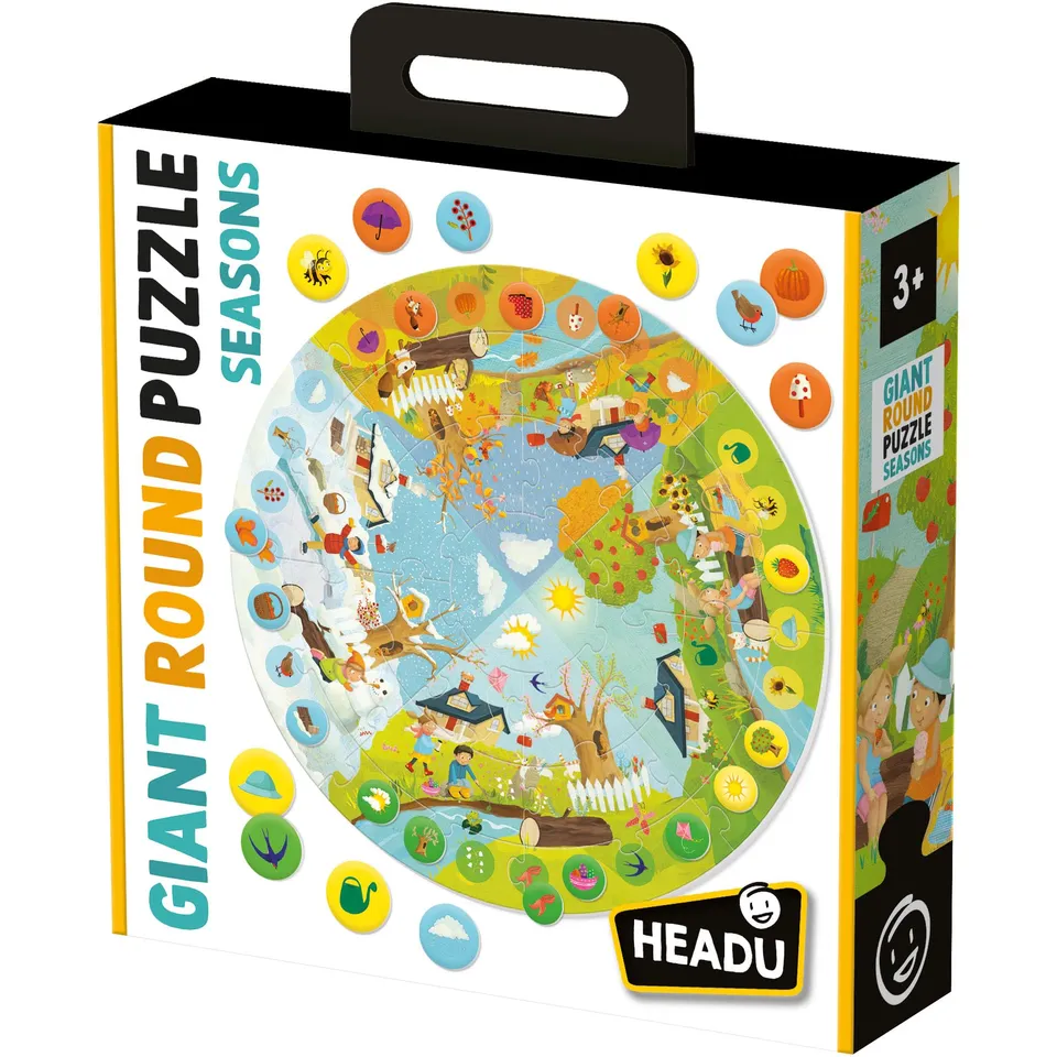 headu-giant-round-puzzle-seasons-puzzle-ducatif-saisons-3-5-ans image 1