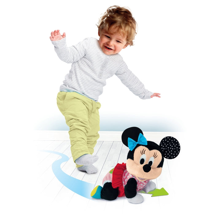 disney-baby-clementoni-baby-minnie-gattona-con-me-peluche-interactive image 4