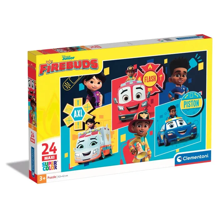 clementoni-disney-firebuds-puzzle-24-maxi-pi-ces-62-x-42-cm image 1