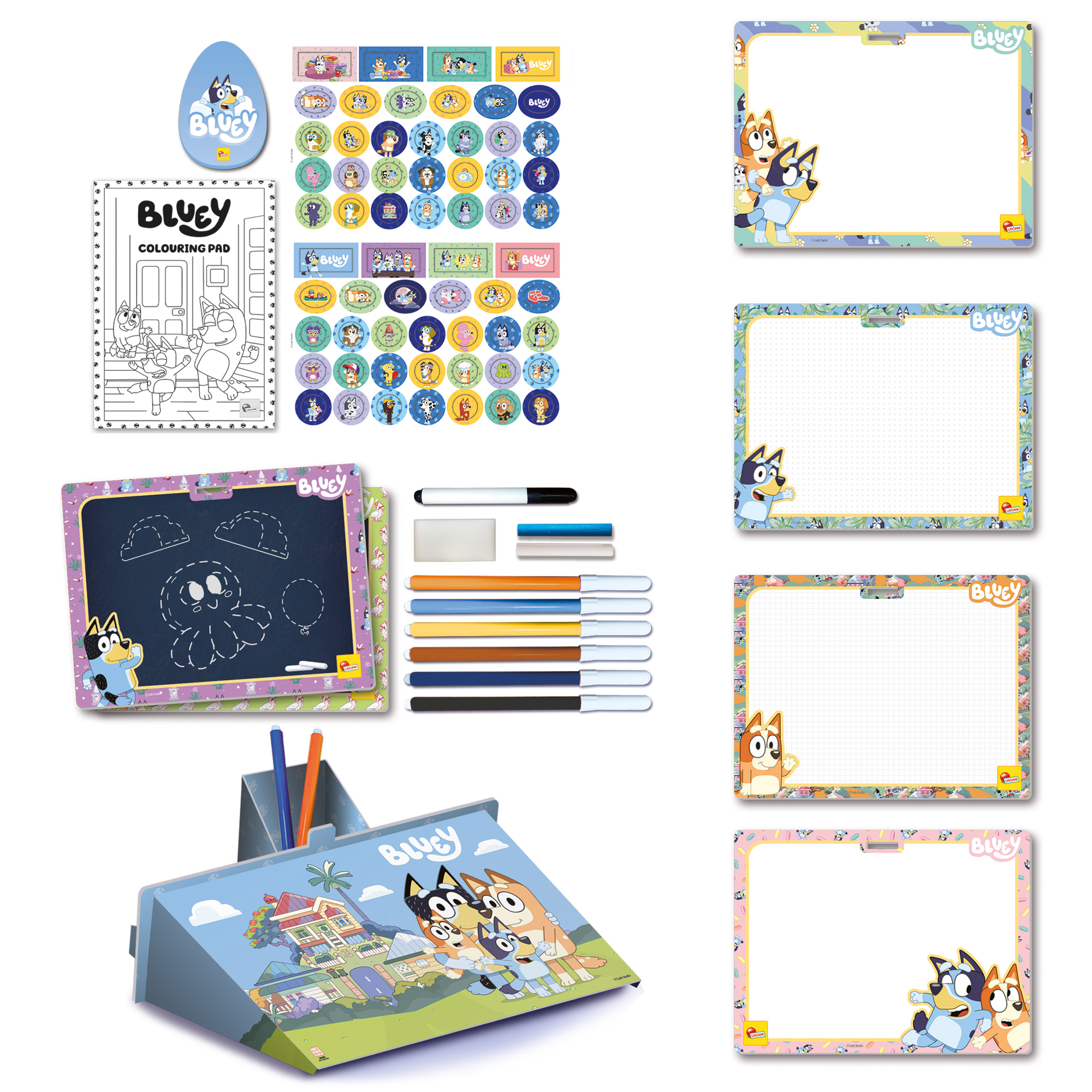 lisciani-bluey-zainetto-colouring-and-drawing-school-kit-dessin-sac-dos image 4