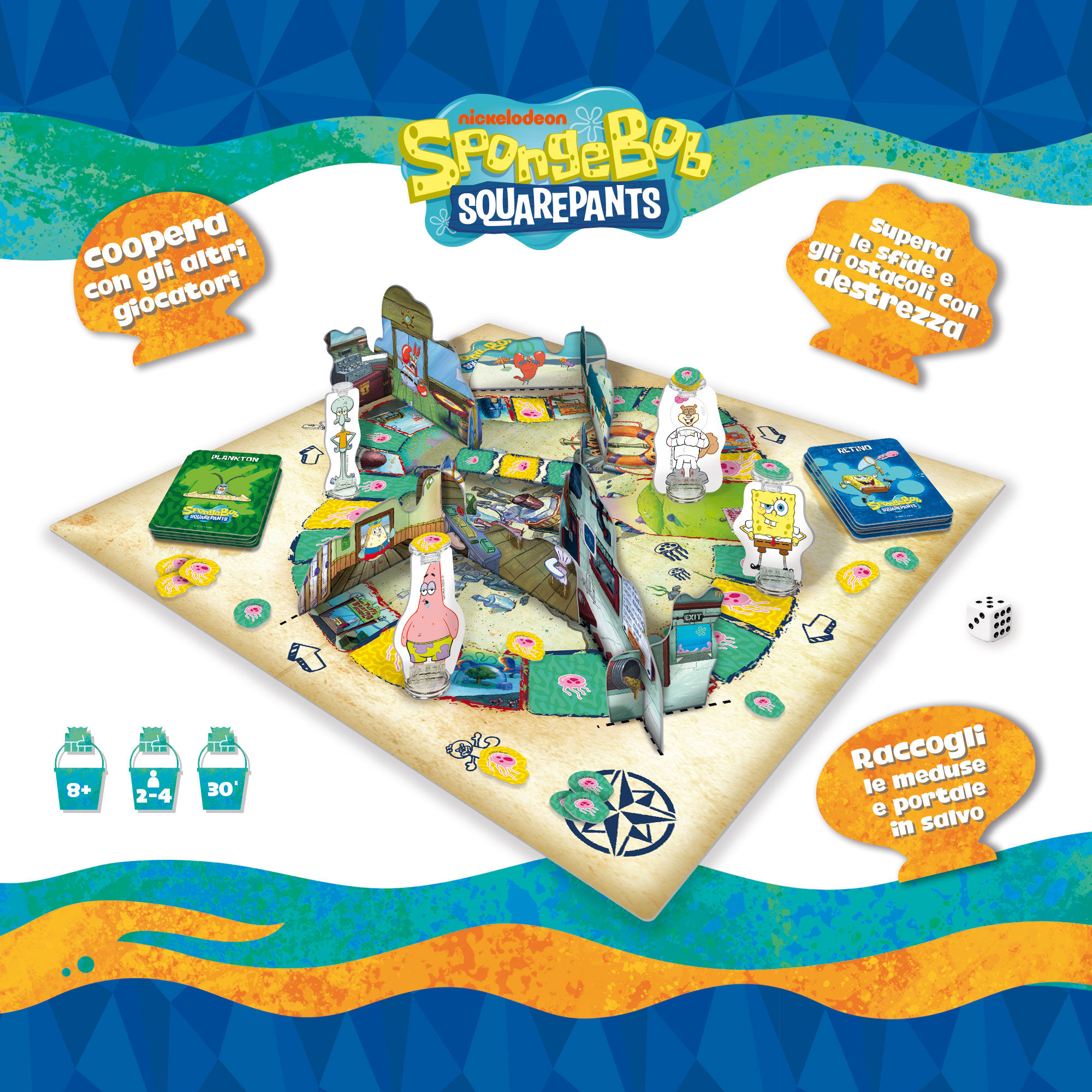 lisciani-spongebob-operazione-medusa-jeu-de-soci-t-coop-ratif image 2